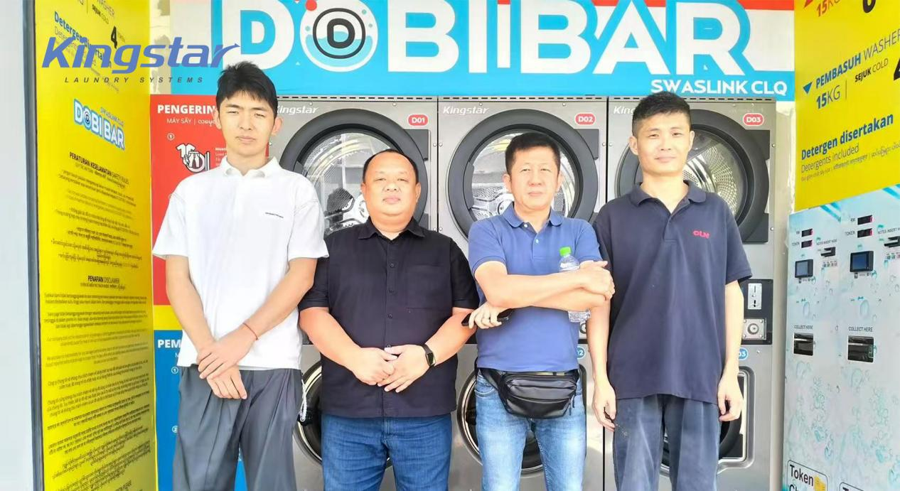 Ngân sách nhỏ, Cơ hội kinh doanh lớn: Giải pháp máy giặt-sấy xếp chồng Kingstar tăng cường hiệu quả giặt tự động Dobi Bar của Malaysia